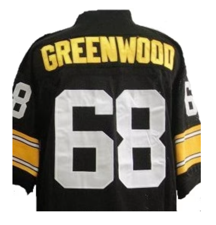 LC Greenwood Jersey Pittsburgh Steelers Custom Throwback Football Black