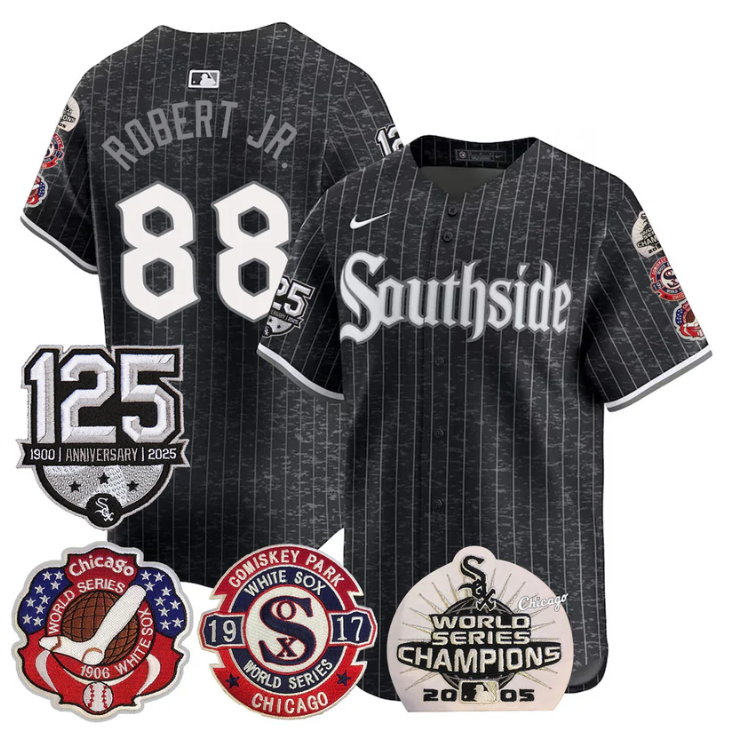 Luis Robert Jr Jersey #88 Chicago White Sox 125th Anniversary World Series Champions City Connect