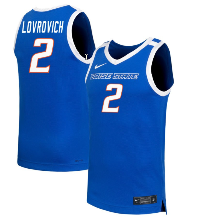 Linsey Lovrovich Jersey #2 Boise State Broncos NIL Basketball Royal