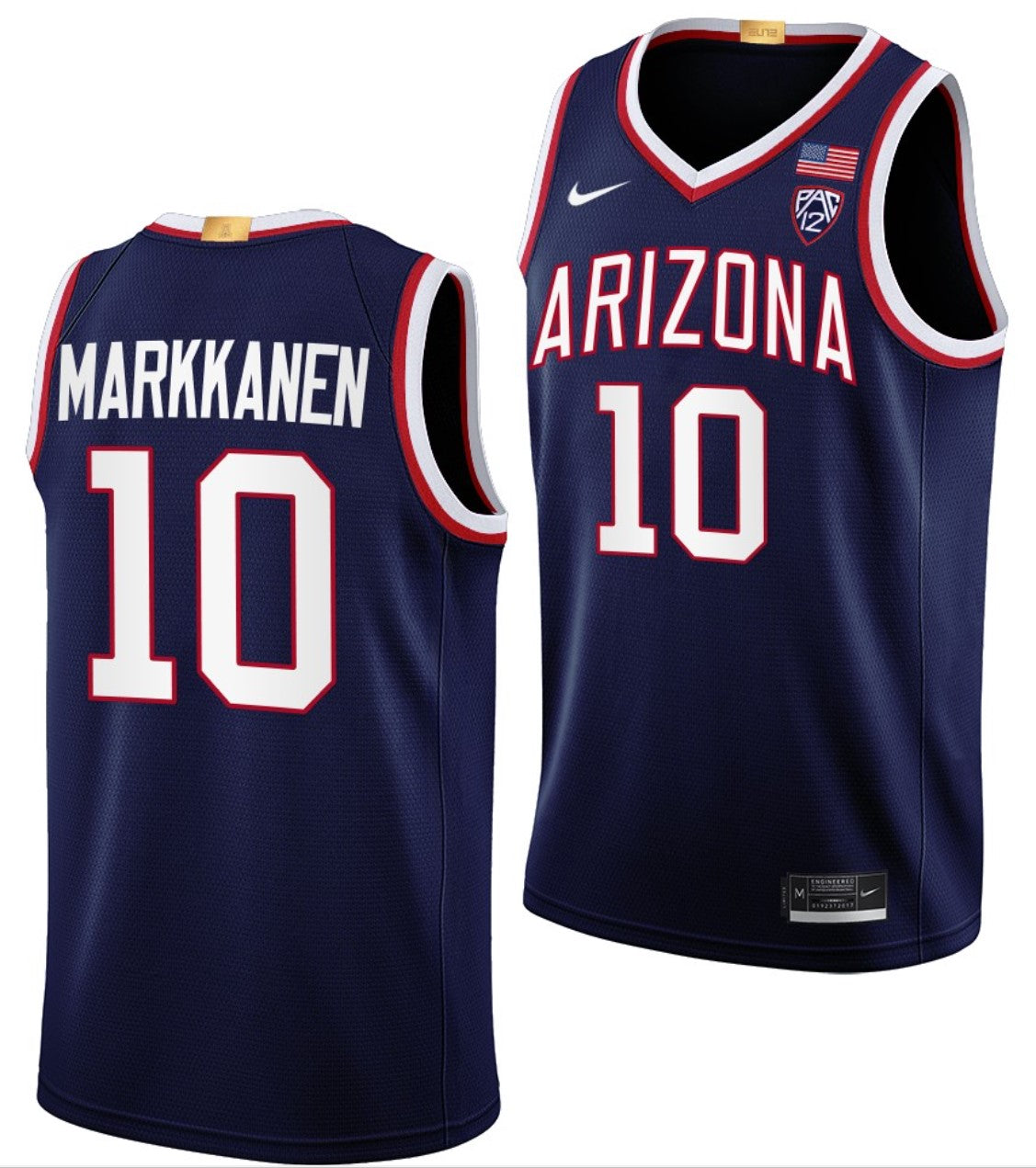 Lauri Markkanen Jersey Arizona Wildcats College Basketball Limited #10