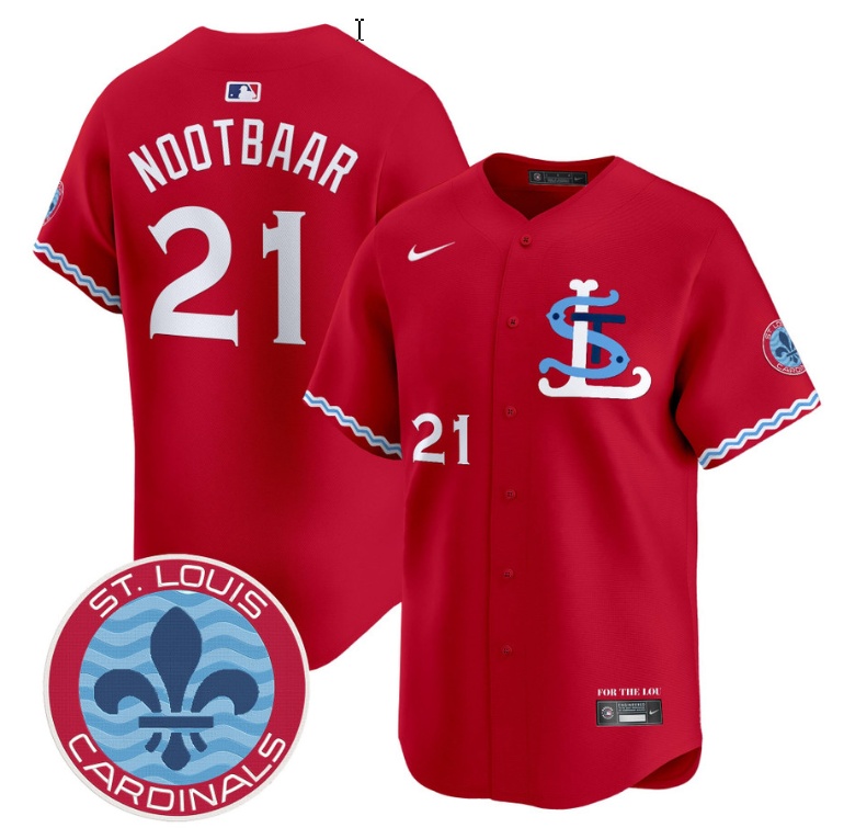 Lars Nootbaar Jersey #21 St. Louis Cardinals City Connect Vapor Premier Limited Stitched