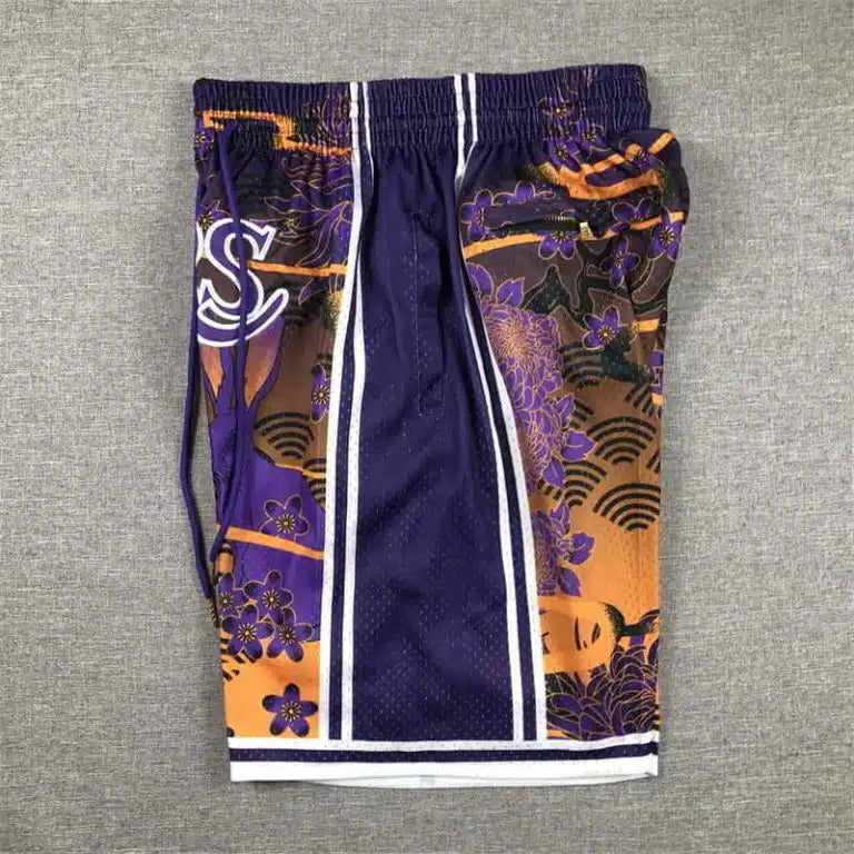 Los Angeles Lakers Shorts Year of the Rabbit Edition - Basketball Shorts Store