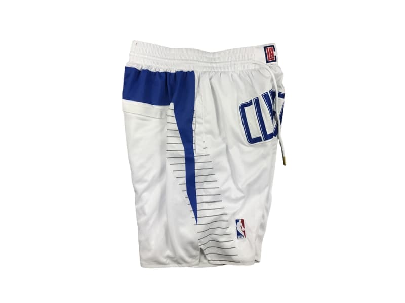 La Clippers Association Swingman White Shorts