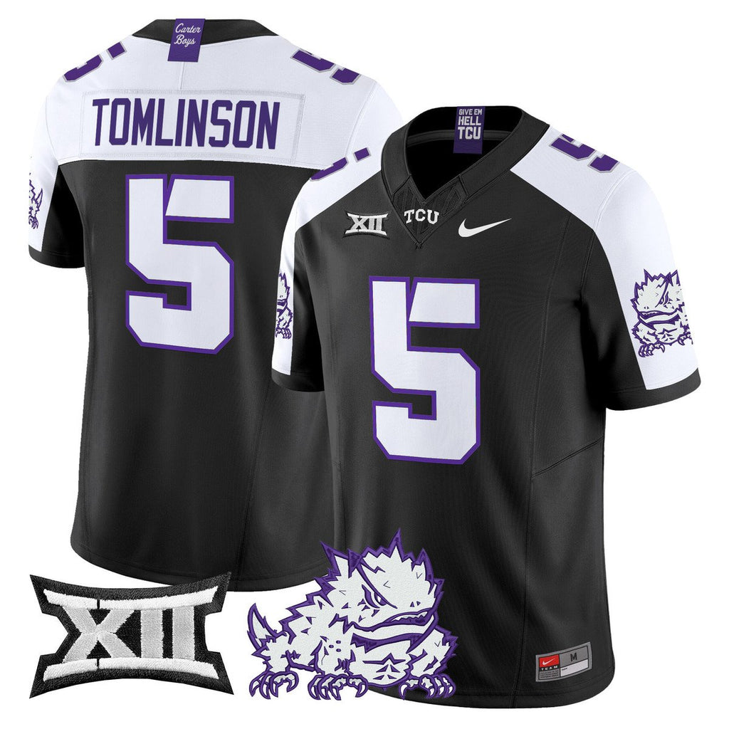 LaDainian Tomlinson Jersey #5 TCU Horned Frogs 2025 Limited Stitched Black Alter