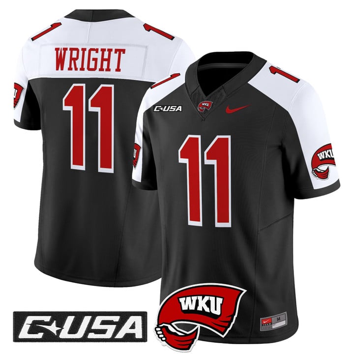 La'Vell Wright Jersey #11 Western Kentucky Hilltoppers 2025 Stitched