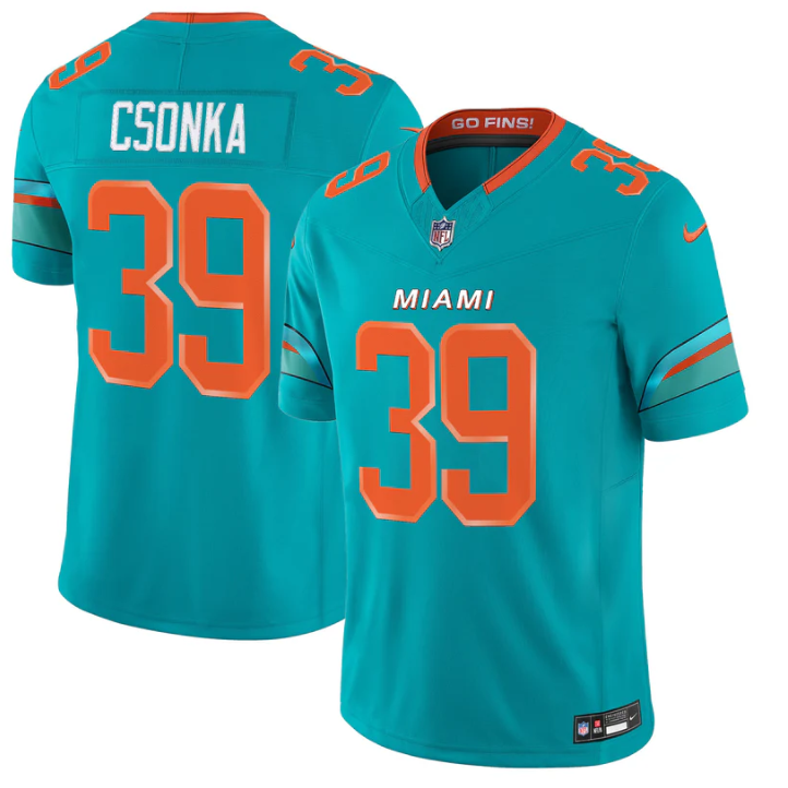 Larry Csonka Jersey #39 Rivalries 2025 Vapor Limited Stitched
