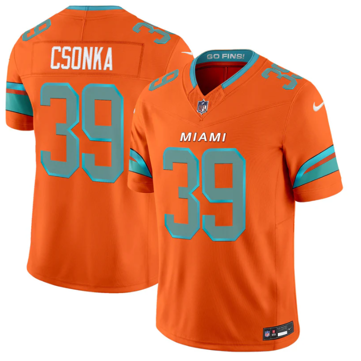 Larry Csonka Jersey #39 Rivalries 2025 Vapor Limited Stitched