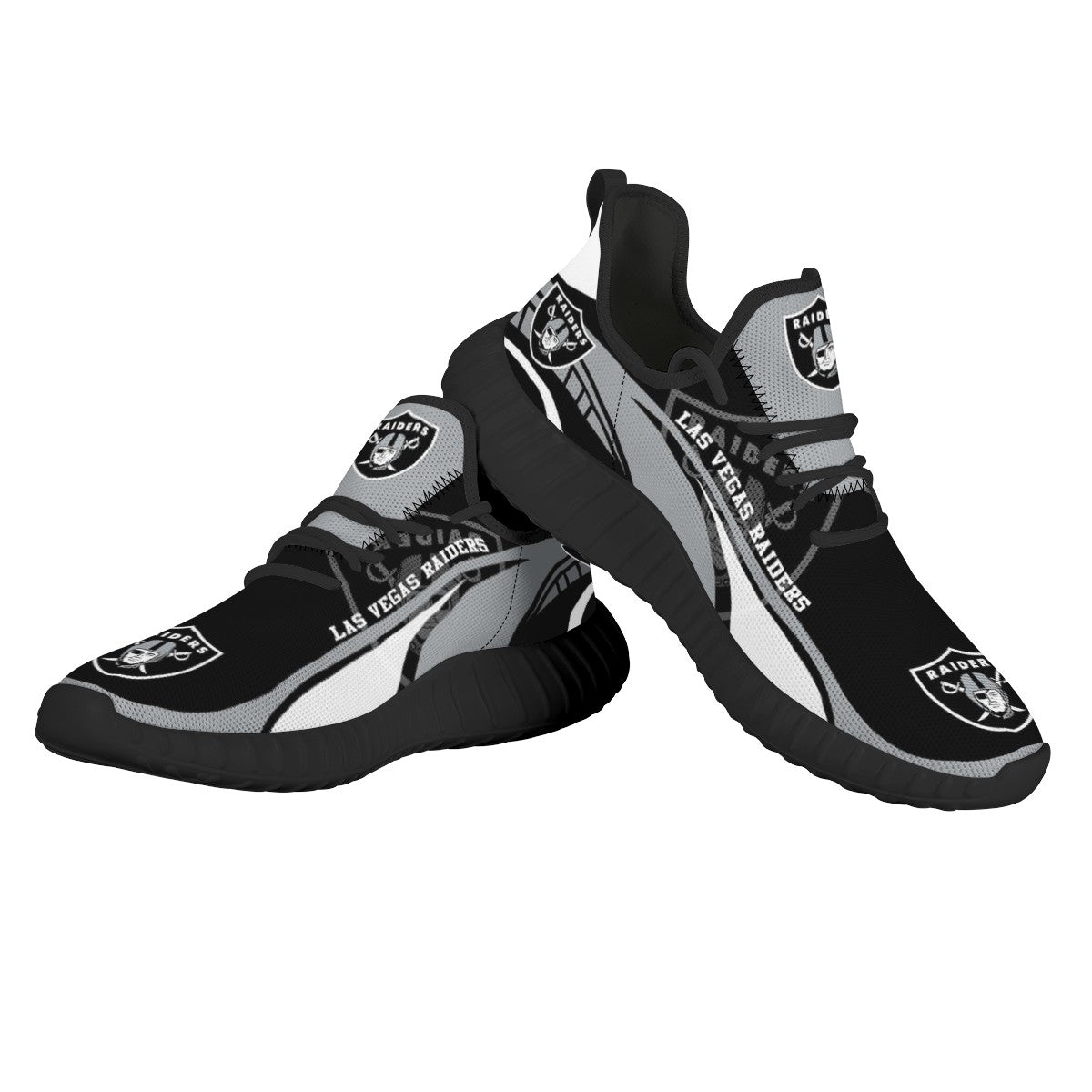 Las Vegas Raiders Sneaker Shoes NFL For Men Women Fans