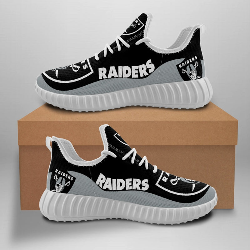 Las Vegas Raiders Sneaker Shoes NFL For Men Women Fans