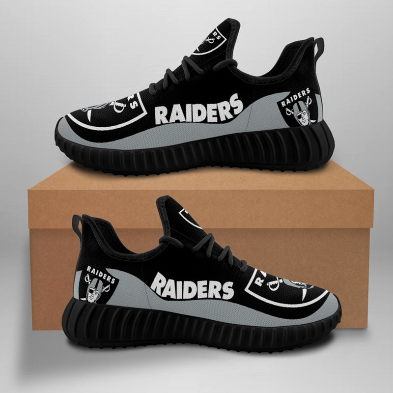 Las Vegas Raiders Sneaker Shoes NFL For Men Women Fans