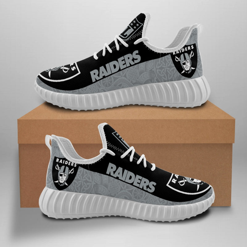 Las Vegas Raiders Sneaker Shoes NFL For Men Women Fans