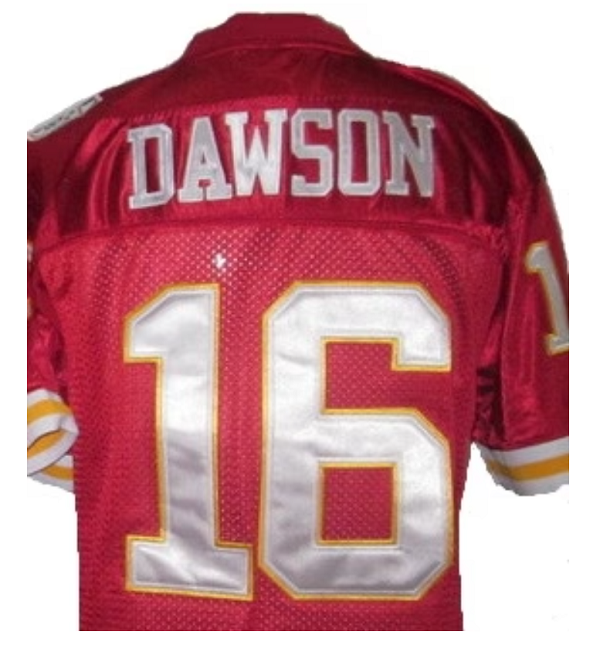 Len Dawson Jersey Kansas City Chiefs Custom Throwback Football Red