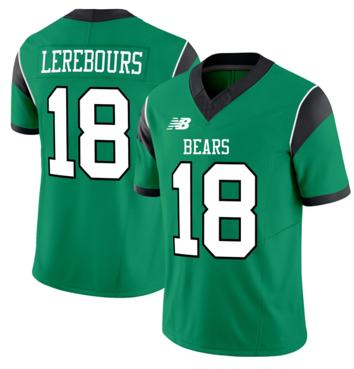 Lerebours #18 Bears Football Jersey All Stitched Green