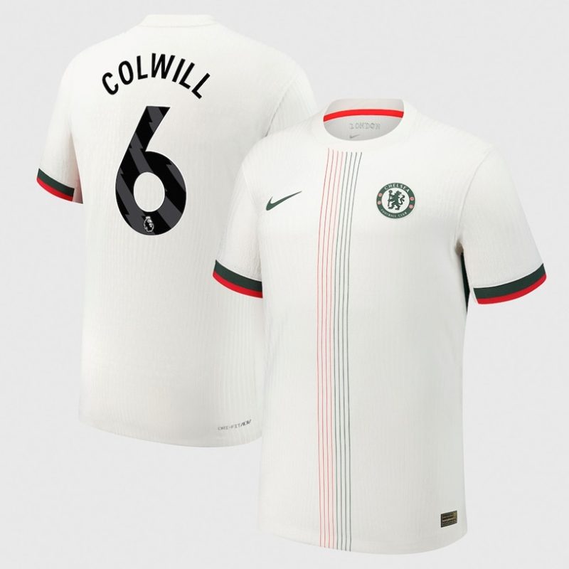 Levi Colwill 6 Chelsea 2025-26 Away Jersey – White