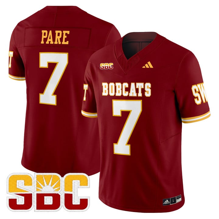 Lincoln Pare Jersey #7 Texas State Bobcats 2025 Limited Stitched