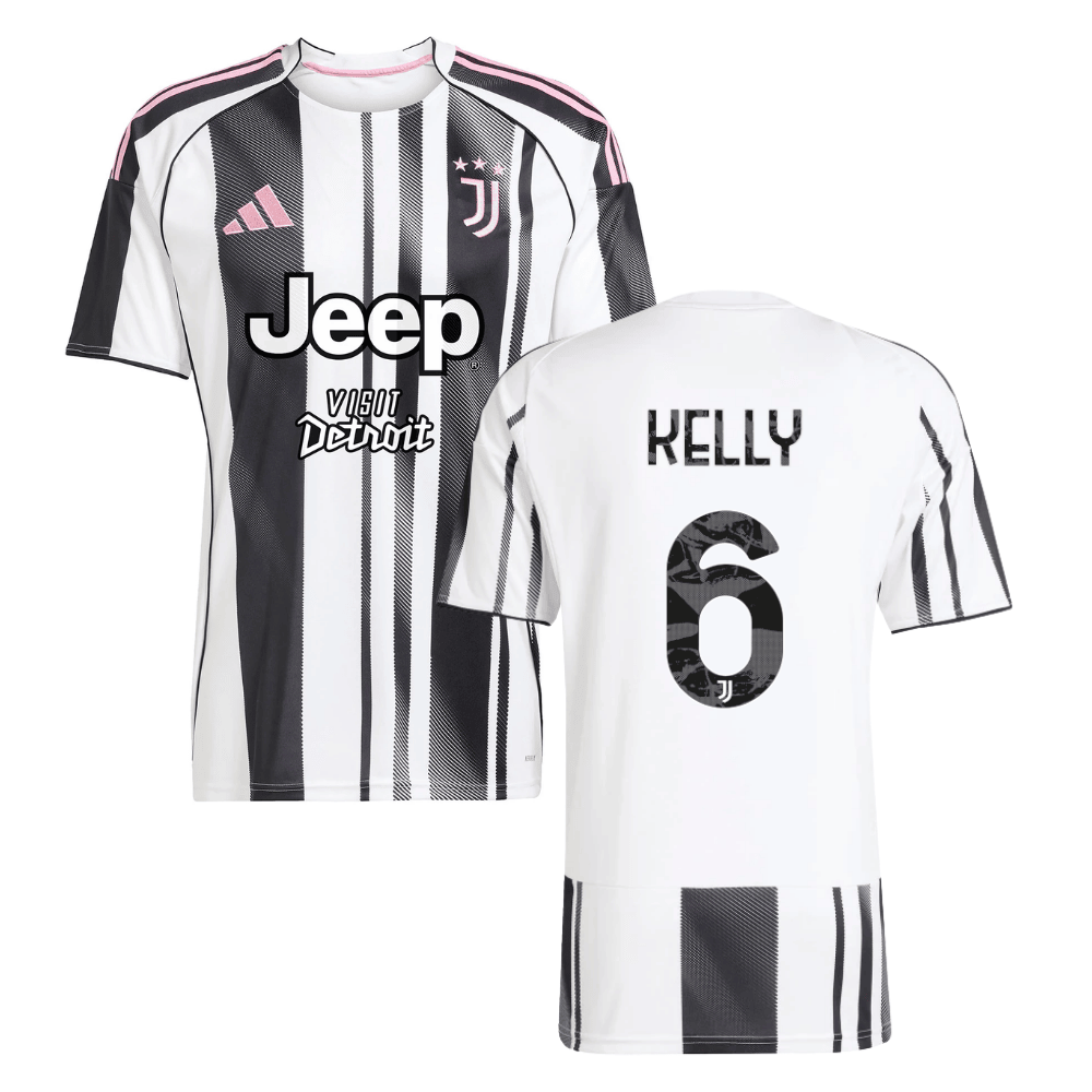 Lloyd Kelly 6 Juventus 2025-26 Home Men Jersey – White