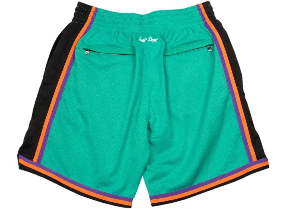 Los Angeles Lakers 1995 Rookie Green Shorts - Basketball Shorts Store