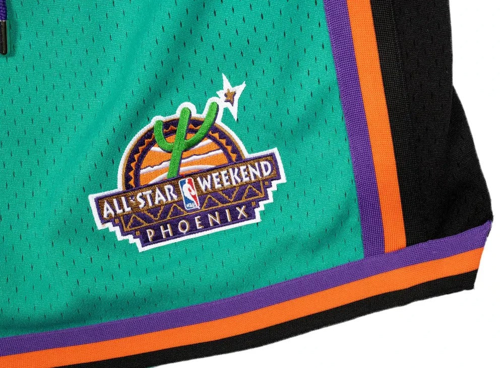 Los Angeles Lakers 1995 Rookie Green Shorts - Basketball Shorts Store