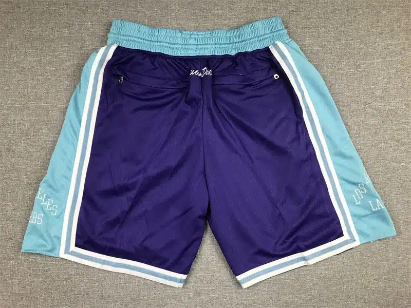 Los Angeles Lakers City Edition Purple shorts - Basketball Shorts Store