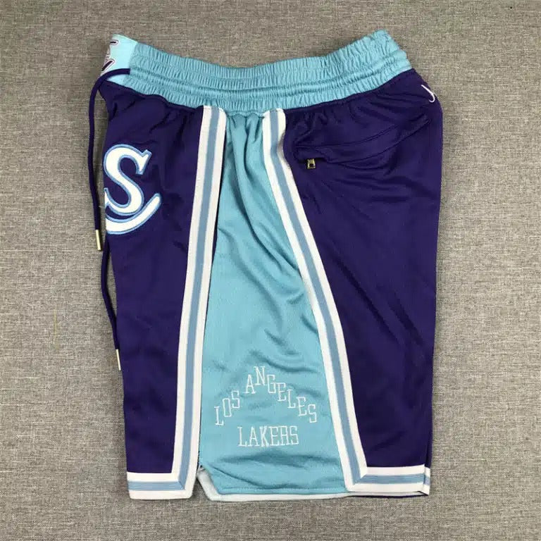 Los Angeles Lakers City Edition Purple shorts - Basketball Shorts Store