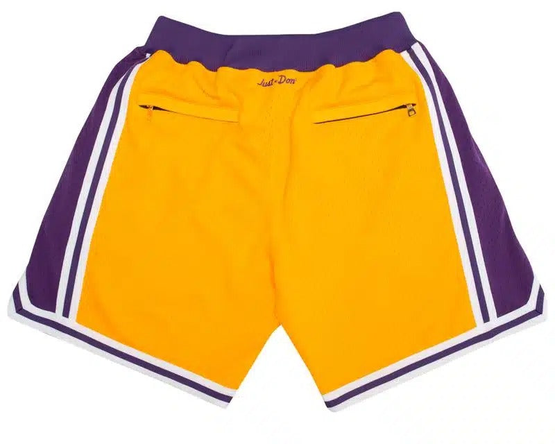 Los Angeles Lakers Shorts Yellow