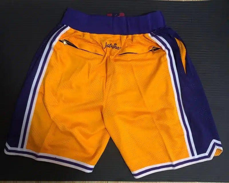 Los Angeles Lakers Shorts Yellow
