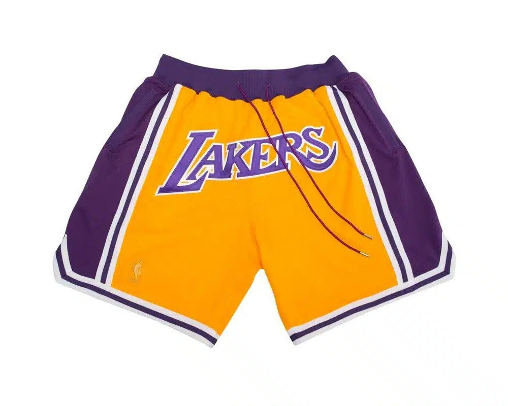 Los Angeles Lakers Shorts Yellow