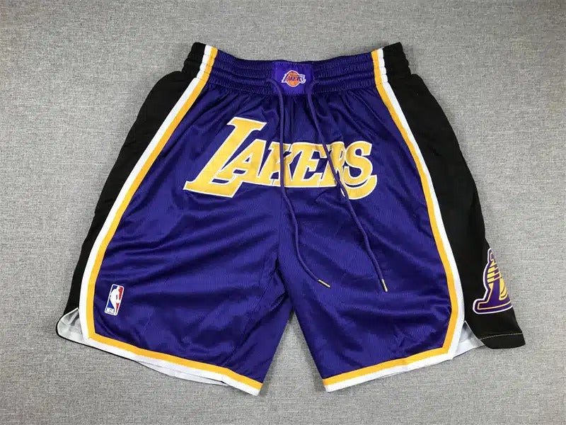 Los Angeles Lakers Statement Shorts - Purple - Basketball Shorts Store