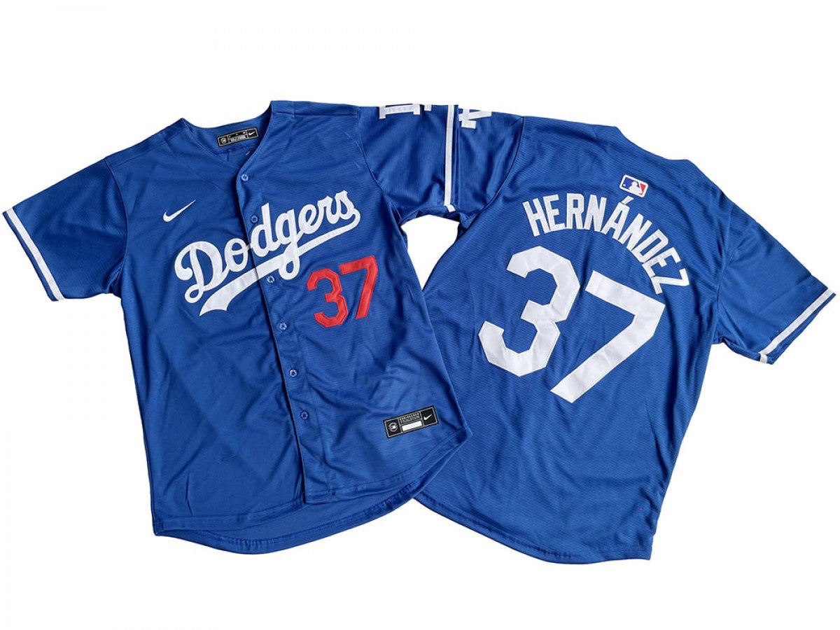 Los Angeles Dodgers #37 Teoscar Hernandez Royal Limited Jersey