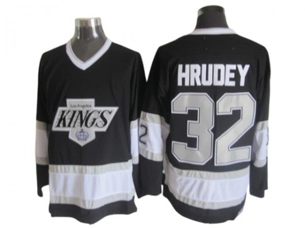 Los Angeles Kings #32 Kelly Hrudey 1993 Vintage CCM Jersey - Black