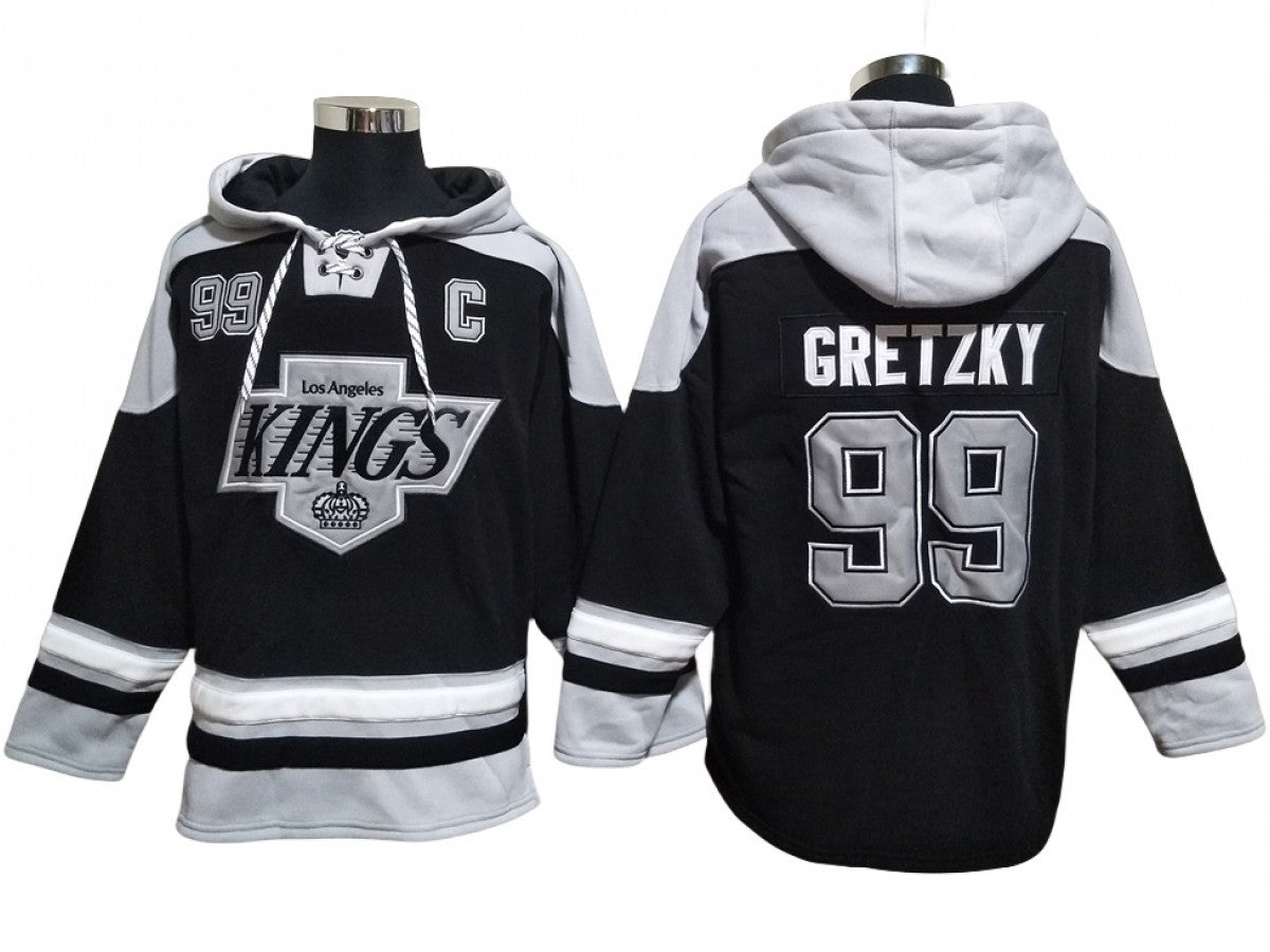Los Angeles Kings #99 Wayne Gretzky Black Pullover Hoodie