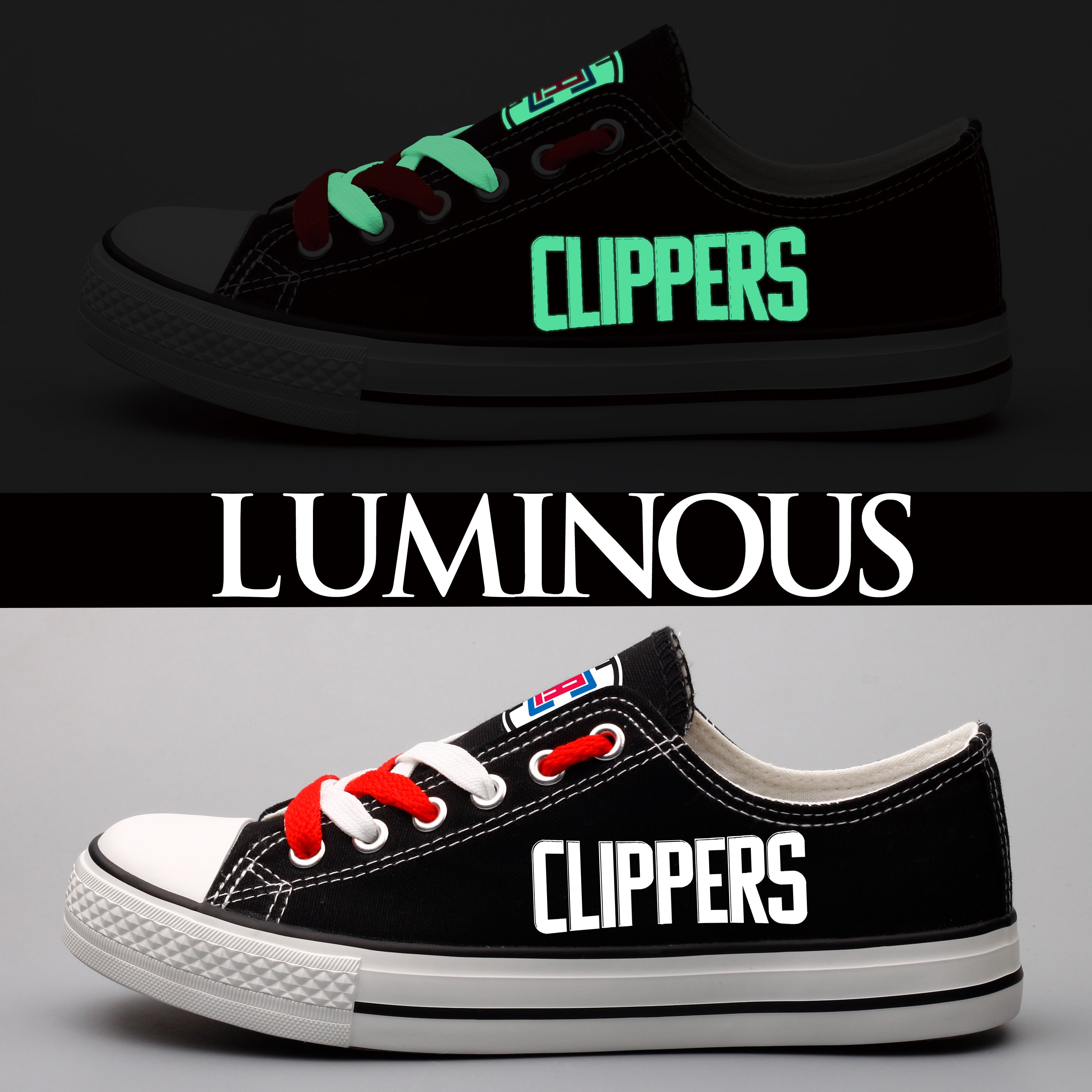 Los Angeles Clippers Atlanta Hawks Sport Sneakers Shoes For Men Women Fans