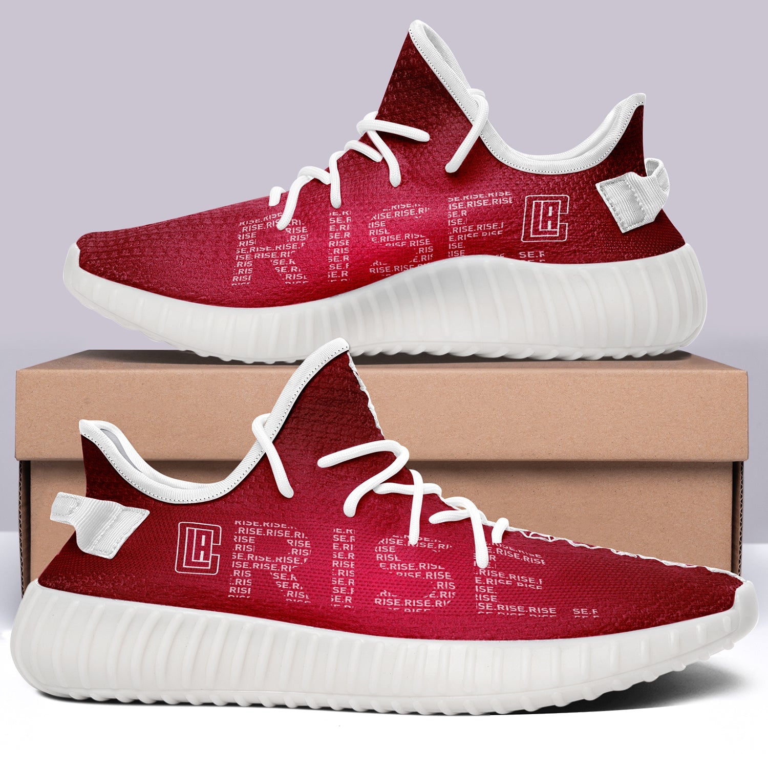 Los Angeles Clippers NBA 350v Yeezy Sneakers For Men Women Fans