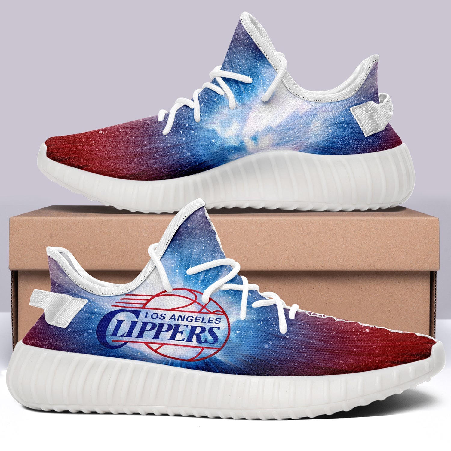 Los Angeles Clippers V2 NBA 350v Yeezy Sneakers For Men Women Fans