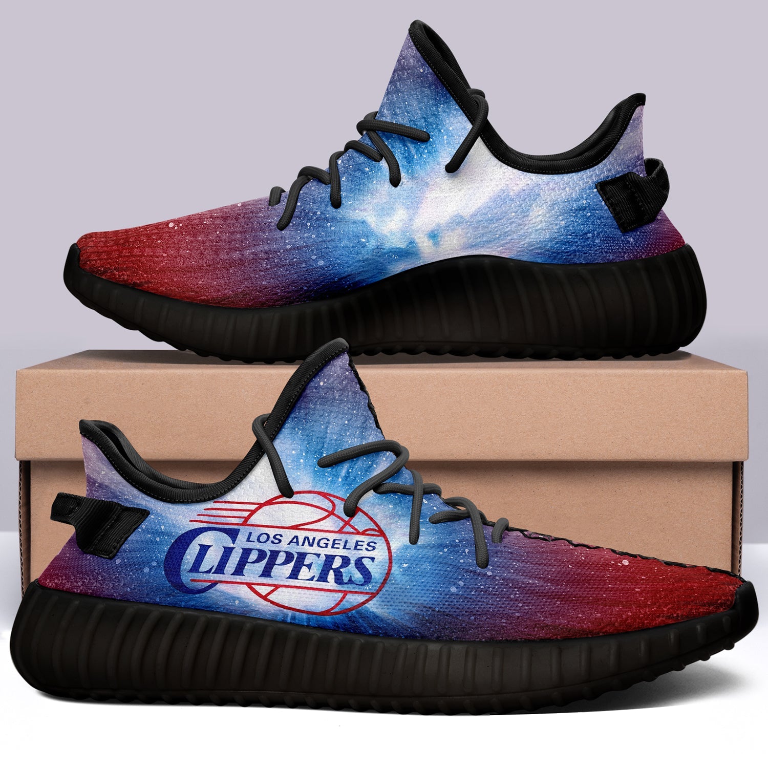 Los Angeles Clippers V2 NBA 350v Yeezy Sneakers For Men Women Fans