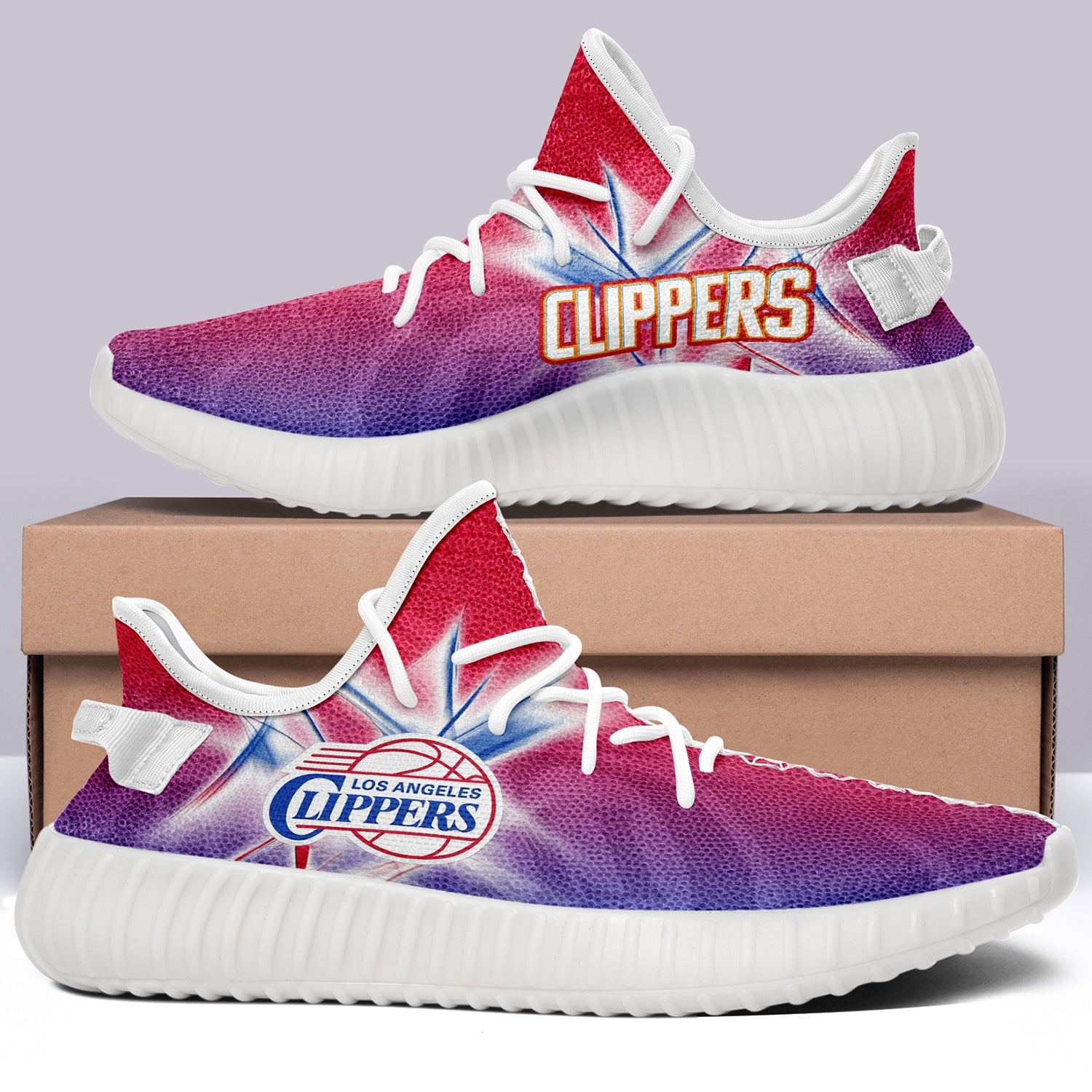Los Angeles Clippers V2 NBA 350v Yeezy Sneakers For Men Women Fans