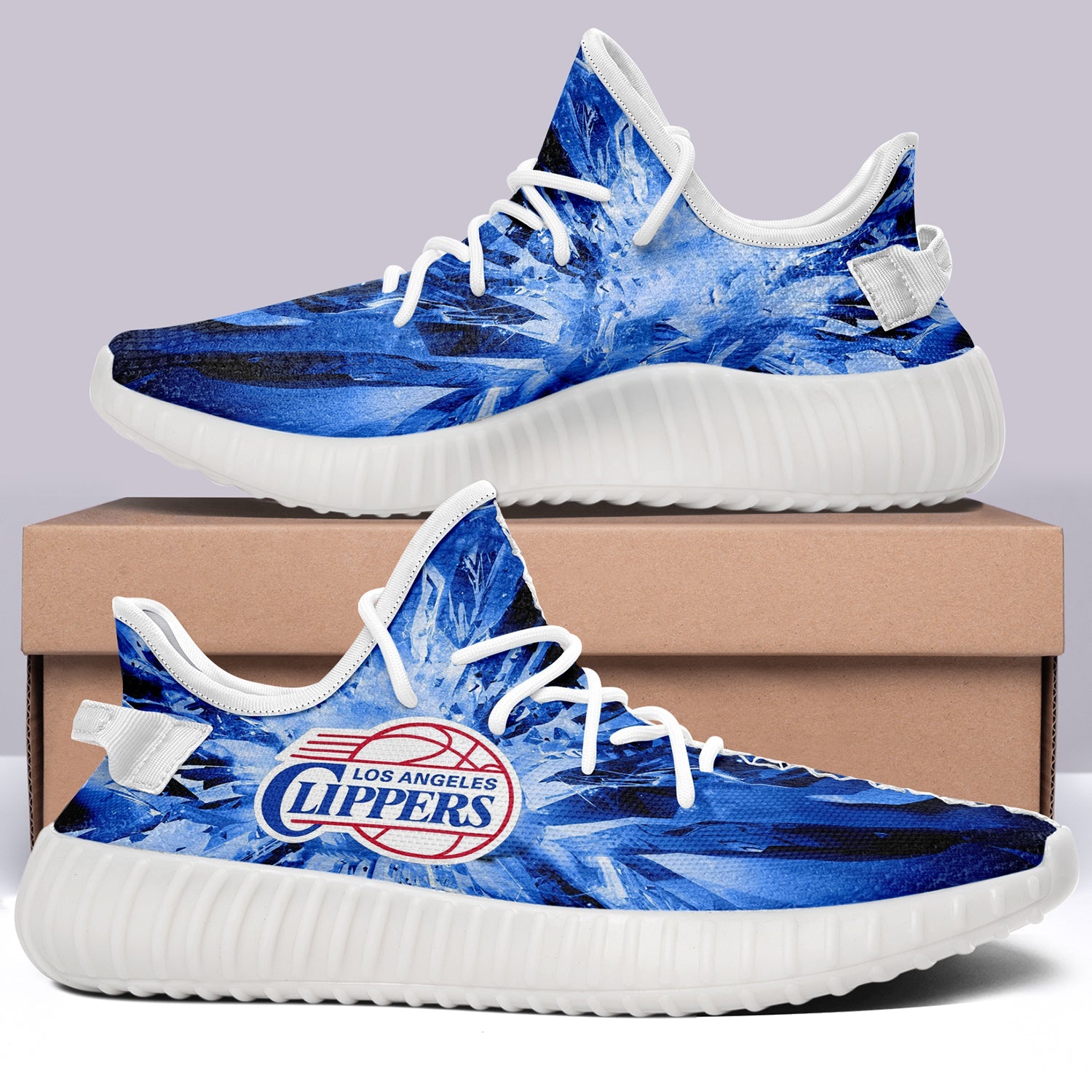 Los Angeles Clippers V2 NBA 350v Yeezy Sneakers For Men Women Fans
