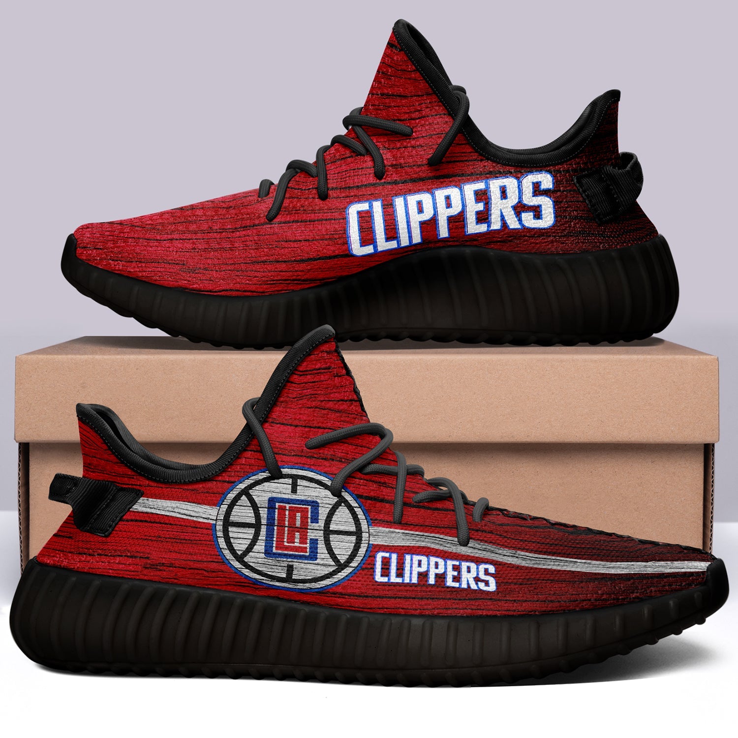 Los Angeles Clippers NBA 350v Yeezy Sneakers For Men Women Fans