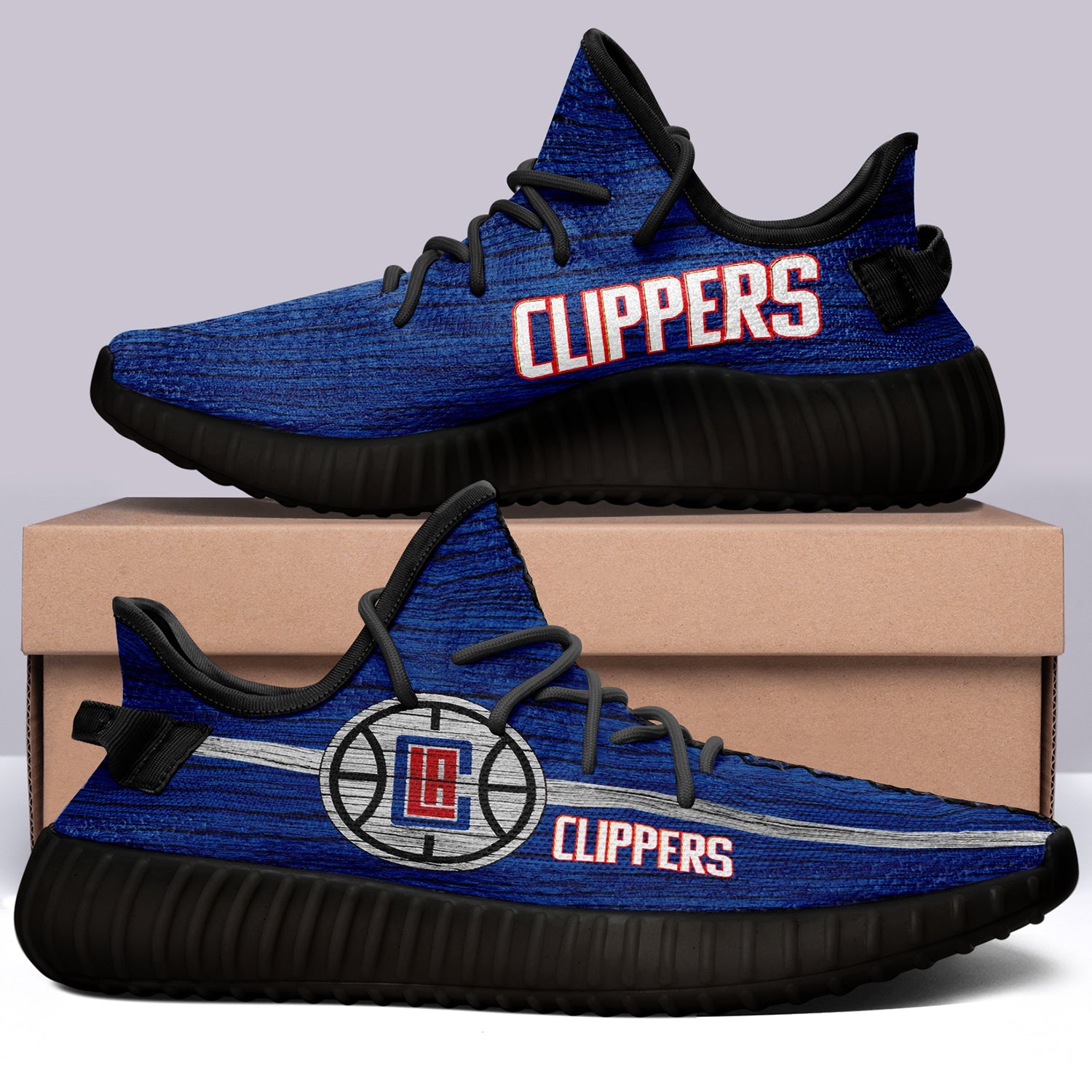 Los Angeles Clippers V6 NBA 350v Yeezy Sneakers For Men Women Fans