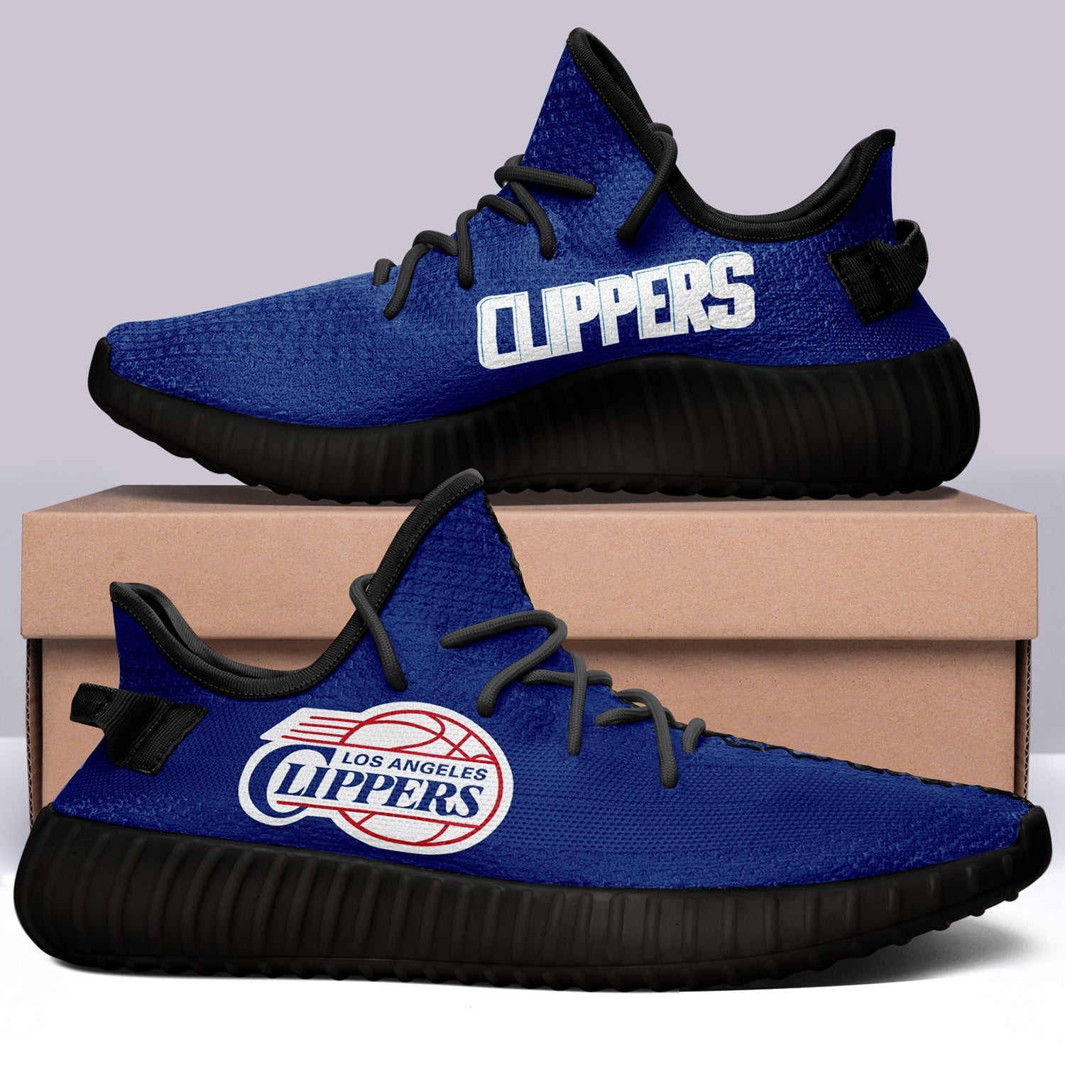 Los Angeles Clippers V6 NBA 350v Yeezy Sneakers For Men Women Fans