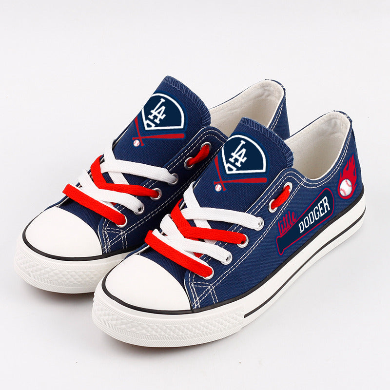 Los Angeles Angels Limited Print Low Top Canvas Shoes Sport Sneakers For Men Women Fans