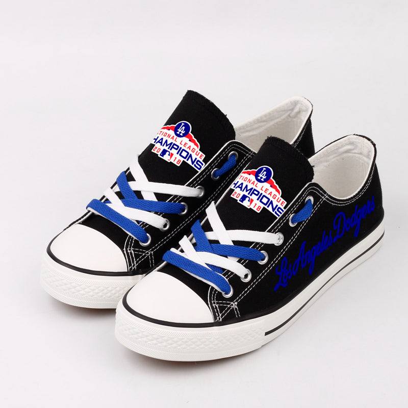 Los Angeles Angels Limited Print Low Top Canvas Shoes Sport Sneakers For Men Women Fans