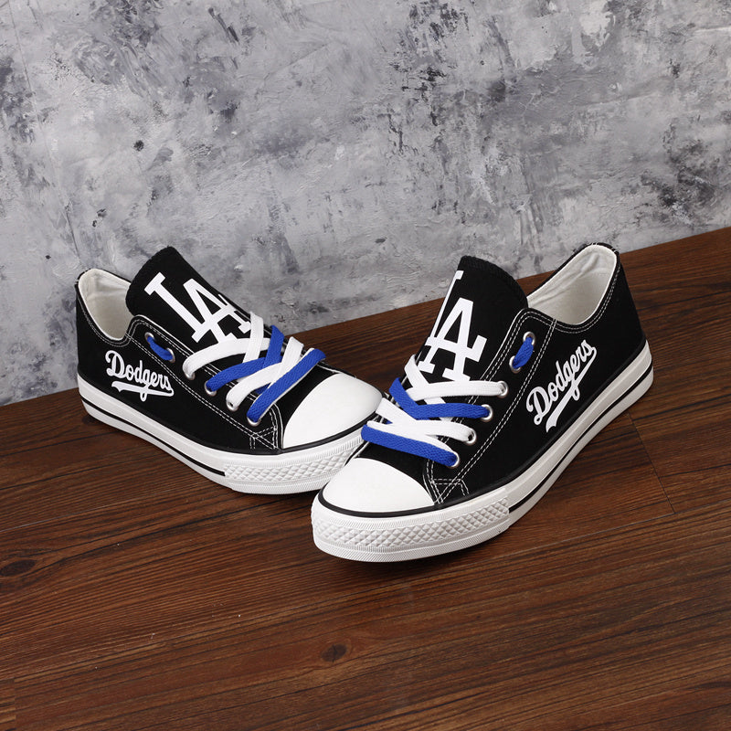 Los Angeles Angels Limited Print Low Top Canvas Shoes Sport Sneakers For Men Women Fans