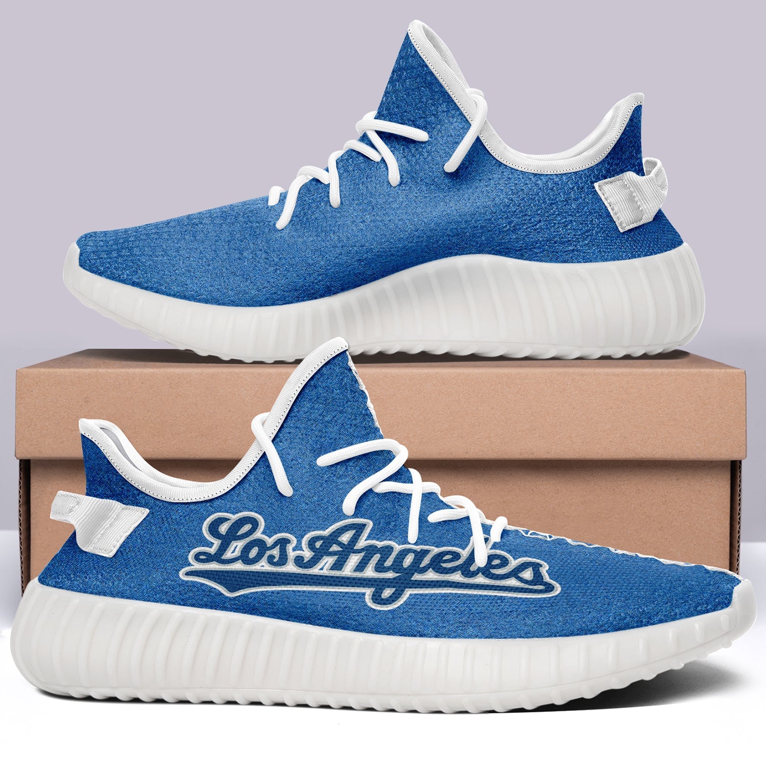 Los Angeles Dodgers NFL 350v Yeezy Sneakers For Men Women Fans