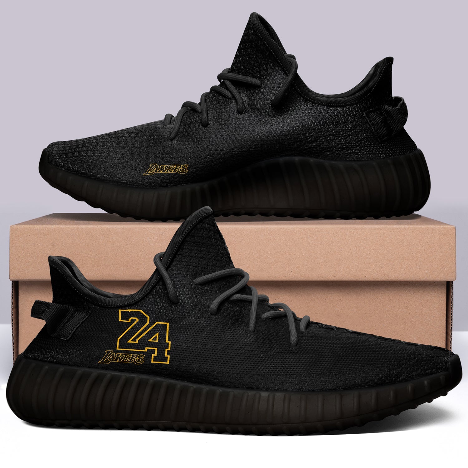 Los Angeles Lakers NBA 350v Yeezy Sneakers For Men Women Fans