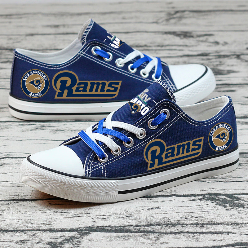 Los Angeles Chargers Low Top Canvas Sport Sneakers Shoes For Men Women Fans