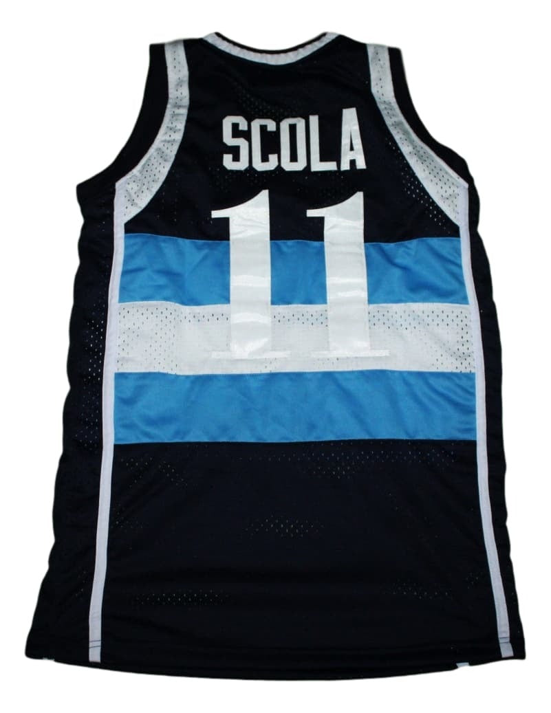Luis Scola Jersey #11 Topper Argentina Basketball Navy Blue
