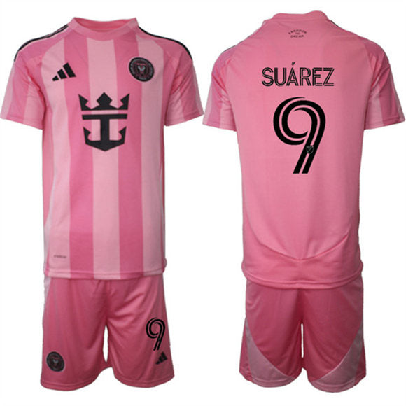 Luis Suárez Jersey #9 Inter Miami CF Pink Home 2025 - 26 Soccer Suit