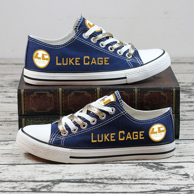 Luke Cage Low Top Canvas Sport Sneakers Shoes For Men Women Fans
