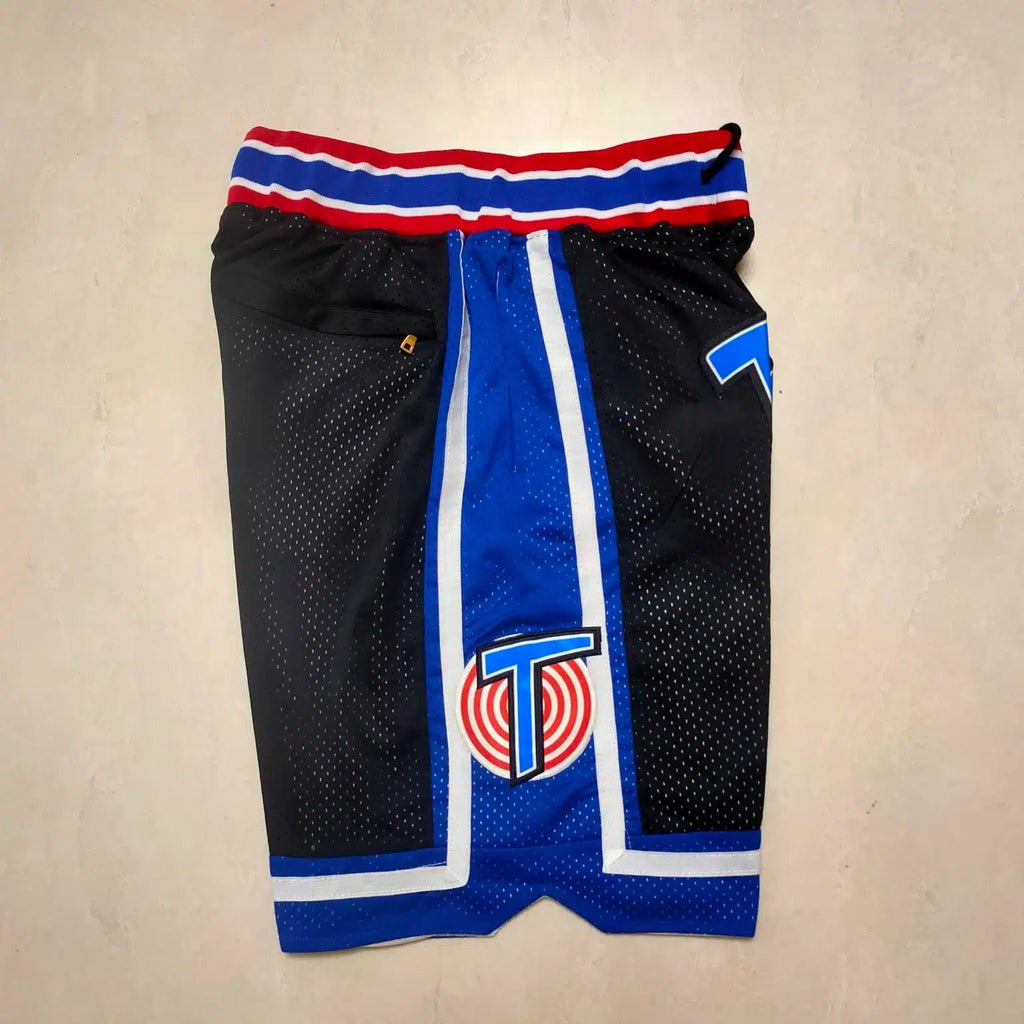 Men's Space Jam #23 Michael Jordan Tune Squad Black Shorts - Basketball Shorts Store